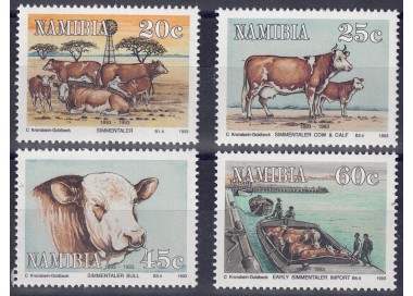 NAMIBIA 1993 Bovini 4v MNH**