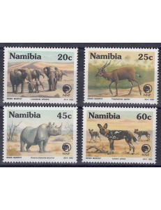 NAMIBIA 1993 Animali rari 4v MNH**
