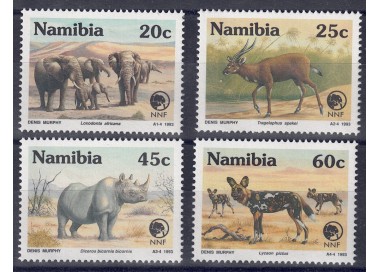 NAMIBIA 1993 Animali rari 4v MNH**