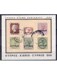 CIPRO 1980 Primi francobolli BF us