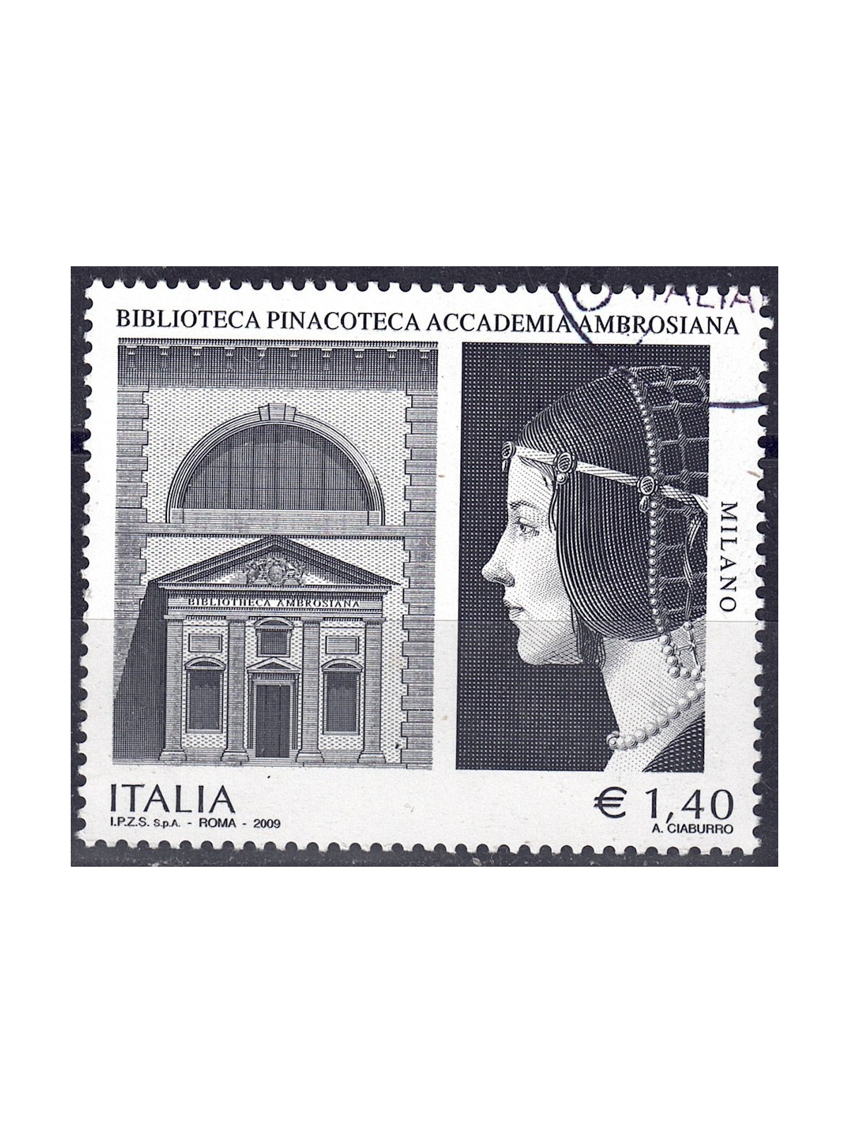 ITALY 2009 Ambrosiana Library us