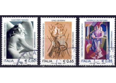 ITALY 2009 Masters of the Twentieth Century 3v us