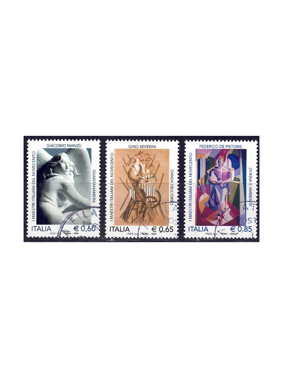 ITALY 2009 Masters of the Twentieth Century 3v us