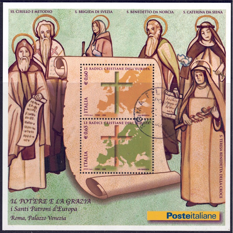 ITALY 2009 Patron Saints of Europe s/s us