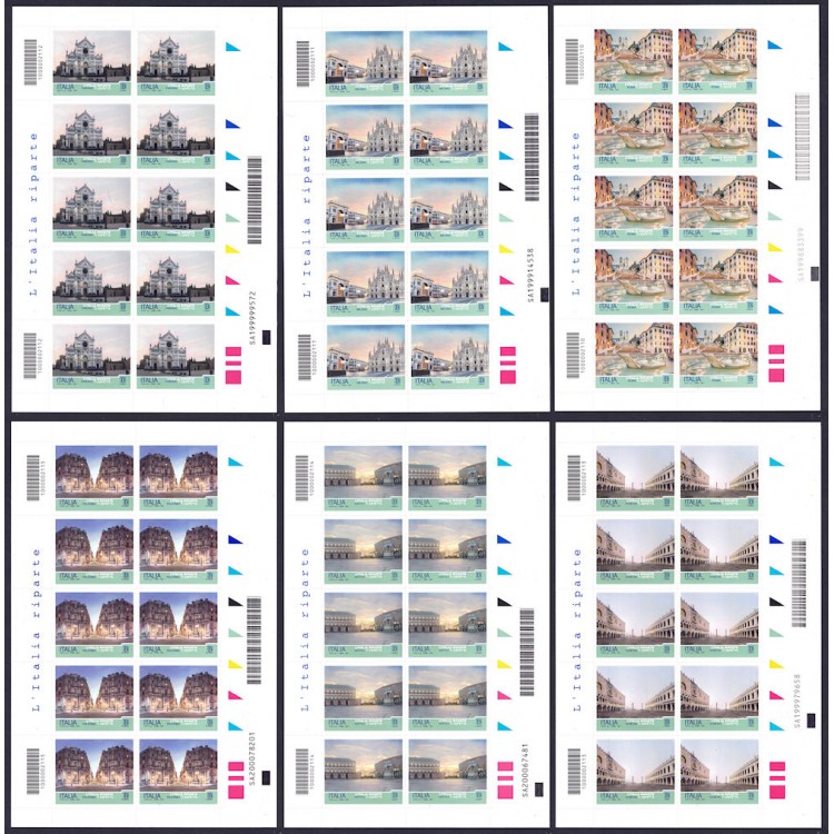 ITALY 2021 Italy starts again 6 m/s MNH**