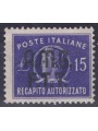TRIESTE A 1949 Recapito autorizzato MNH**