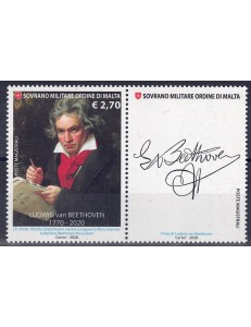 SMOM 2020 Ludwig van Beethoven MNH**