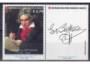 SMOM 2020 Ludwig van Beethoven MNH**
