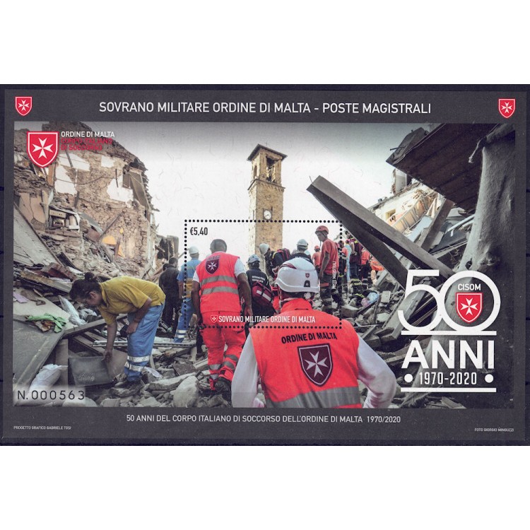 SMOM 2020 Italian Rescue Corps s/s MNH**