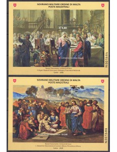 SMOM 2020 New Testament (The Miracles of Jesus) 2 s/s MNH**