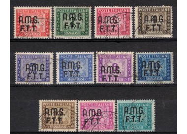 TRIESTE A 1947-49 Segnatasse 11v us