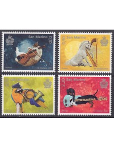 SAN MARINO 2020 Animal musicians 4v MNH**