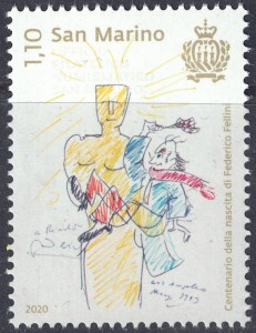 SAN MARINO 2020 Federico Fellini MNH**