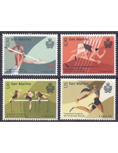 SAN MARINO 2020 Campionati di atletica 4v MNH**