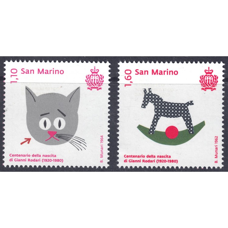 SAN MARINO 2020 Gianni Rodari 2v MNH**