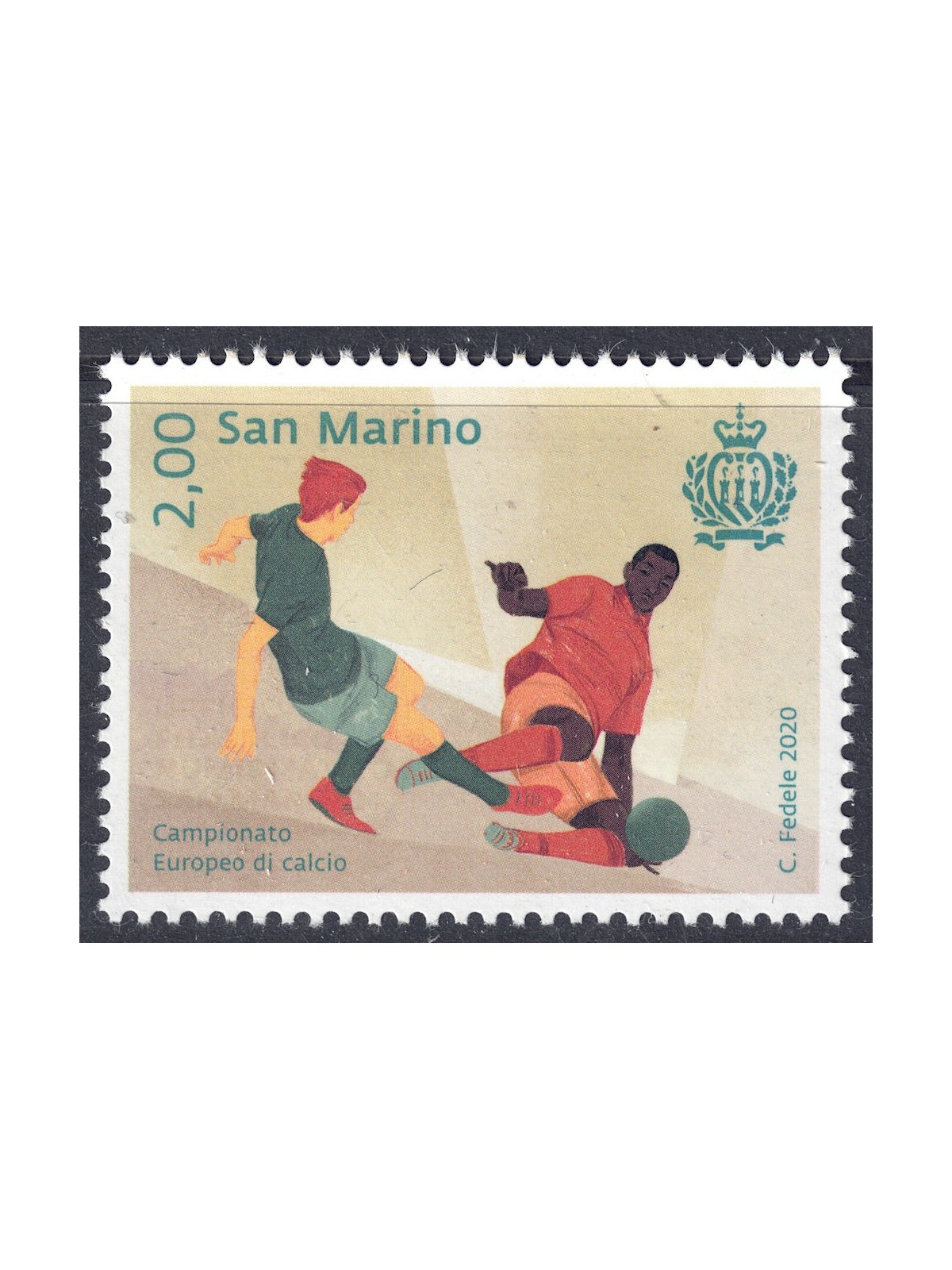 SAN MARINO 2020 European Football Championship MNH**