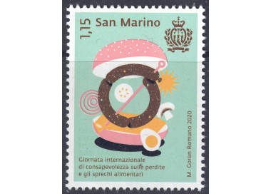 SAN MARINO 2020 Sprechi alimentari MNH**