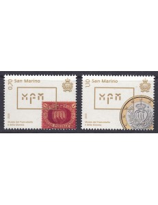 SAN MARINO 2020 Museo del francobollo 2v MNH**