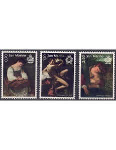 SAN MARINO 2021 Caravaggio 3v MNH**