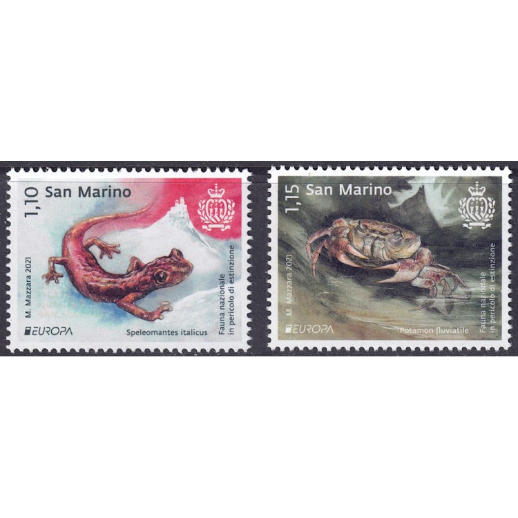 SAN MARINO 2021 Europe 2v MNH**