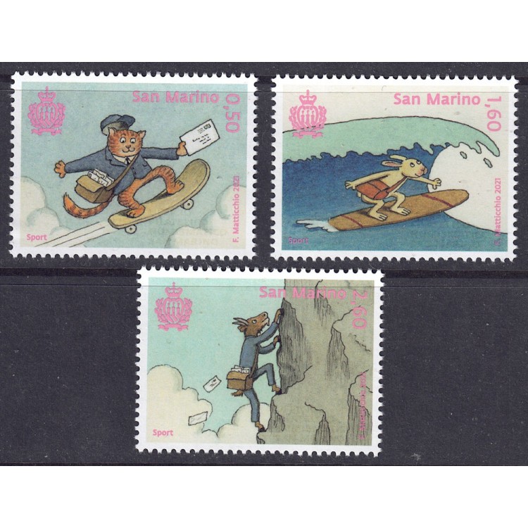 SAN MARINO 2021 Sport 3v MNH**