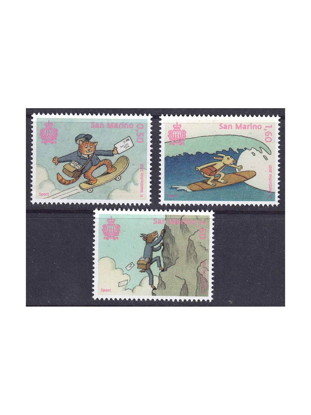 SAN MARINO 2021 Sport 3v MNH**