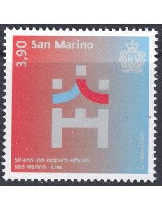 SAN MARINO 2021 Relations with China MNH**