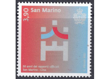 SAN MARINO 2021 Relations with China MNH**