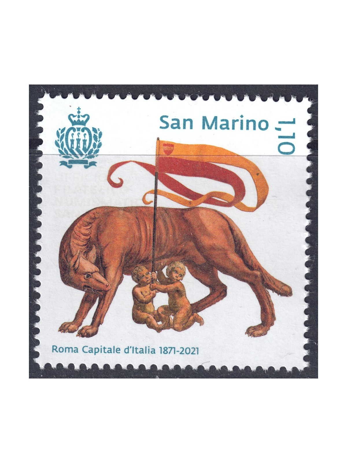 SAN MARINO 2021 Rome Capital MNH**
