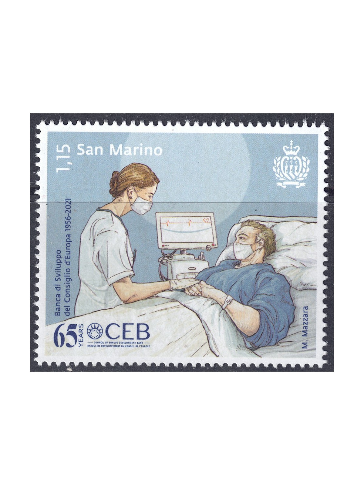 SAN MARINO 2021 Banca di Sviluppo MNH**