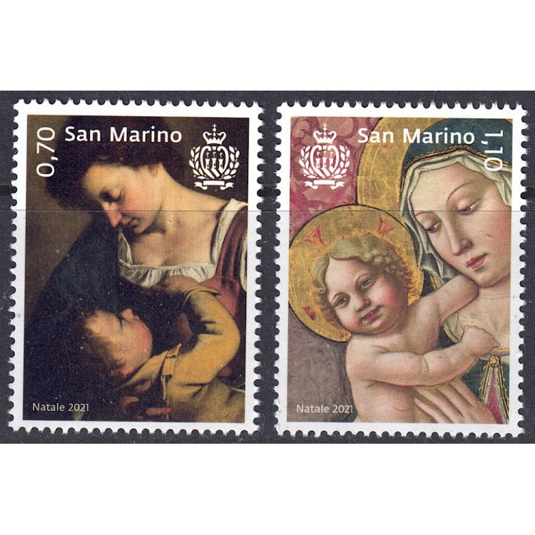 SAN MARINO 2021 Christmas 2v MNH**
