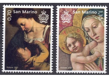 SAN MARINO 2021 Christmas 2v MNH**