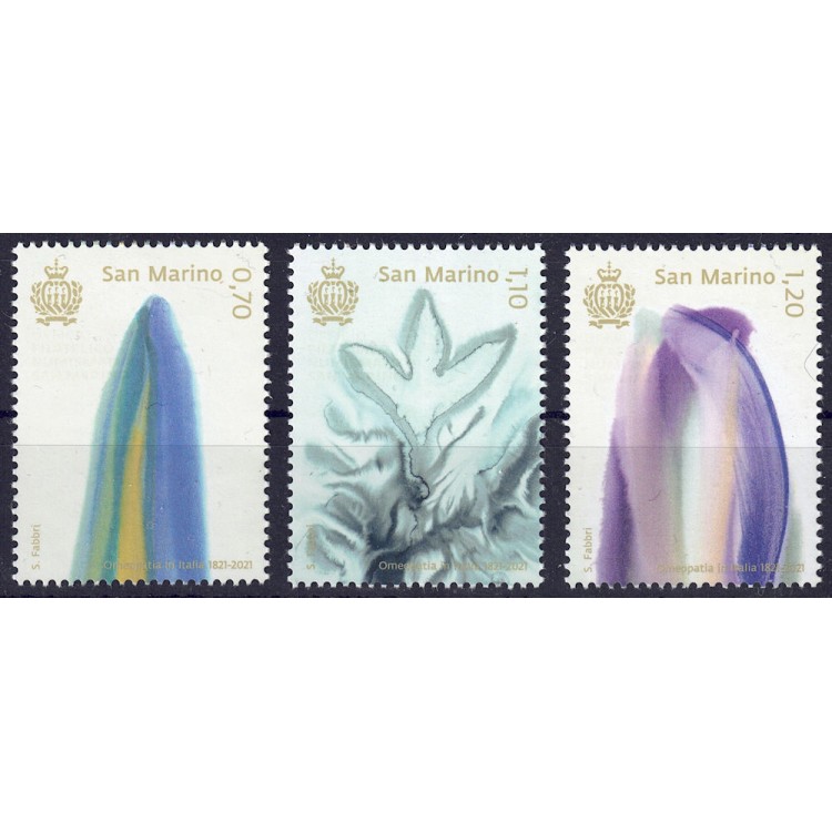 SAN MARINO 2021 Omeopatia 3v MNH**