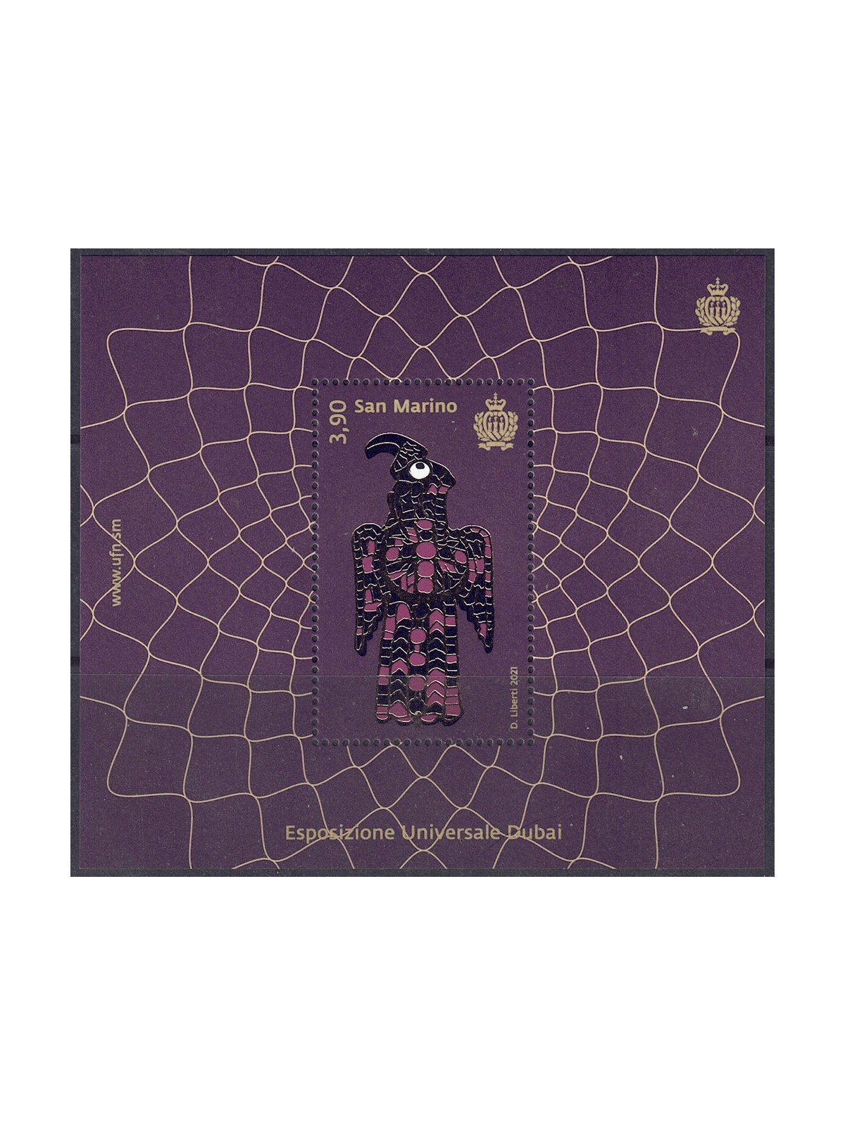 SAN MARINO 2021 Esposizione Universale Dubai BF MNH**