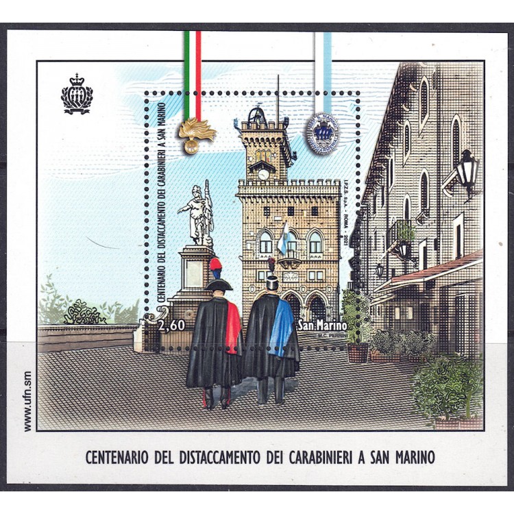 SAN MARINO 2021 Carabinieri Detachment s/s MNH**