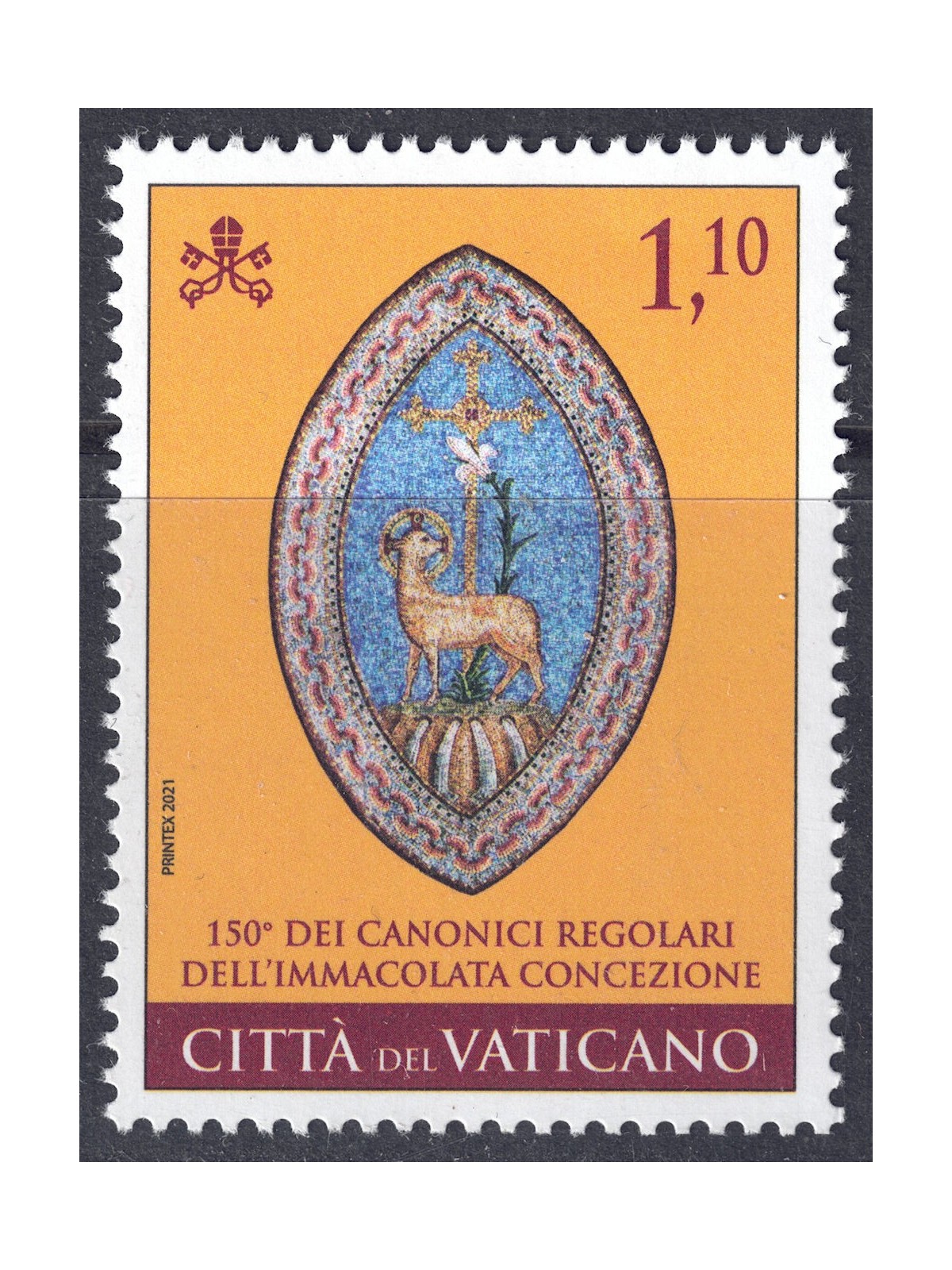 VATICANO 2021 Immacolata Concezione MNH**