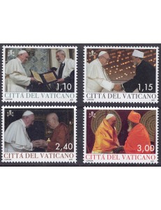 VATICAN 2021 Pontificate of Pope Francis 4v MNH**