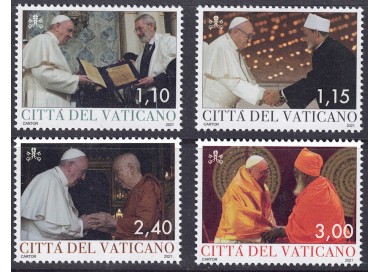 VATICAN 2021 Pontificate of Pope Francis 4v MNH**