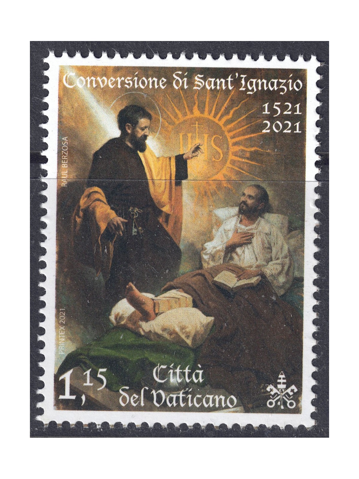 VATICAN 2021 Saint Ignatius of Loyola MNH**