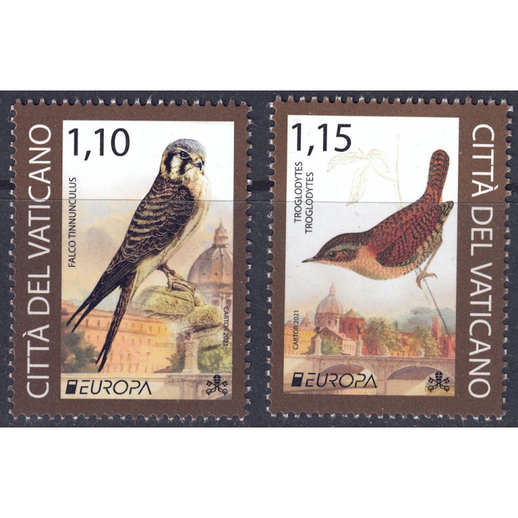 VATICANO 2021 Europa 2v MNH**