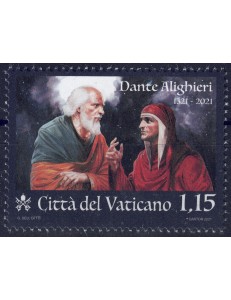 VATICAN 2021 Dante Alighieri MNH**