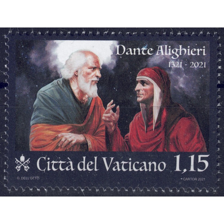 VATICAN 2021 Dante Alighieri MNH**