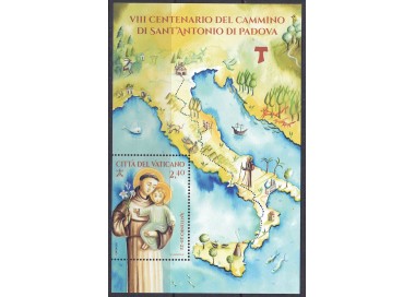 VATICANO 2021 Cammino di Sant'Antonio BF MNH**