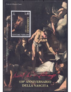 VATICANO 2021 Caravaggio BF MNH**