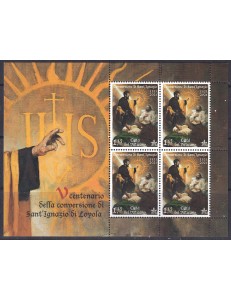 VATICAN 2021 Saint Ignatius of Loyola m/s MNH**