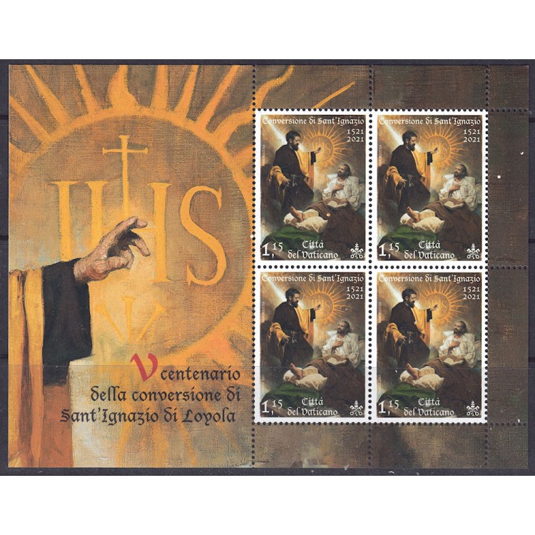VATICAN 2021 Saint Ignatius of Loyola m/s MNH**