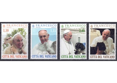 VATICAN 2020 Pontificate of Pope Francis 4v MNH**