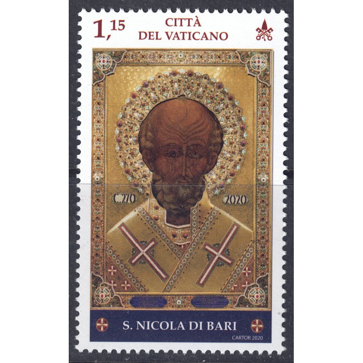 VATICANO 2020 San Nicola di Bari MNH**