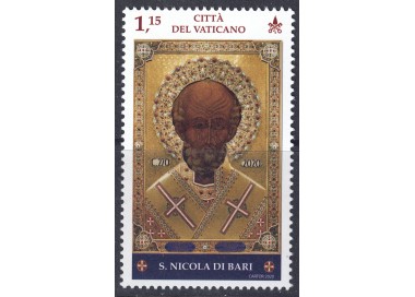 VATICAN 2020 Saint Nicholas of Bari MNH**