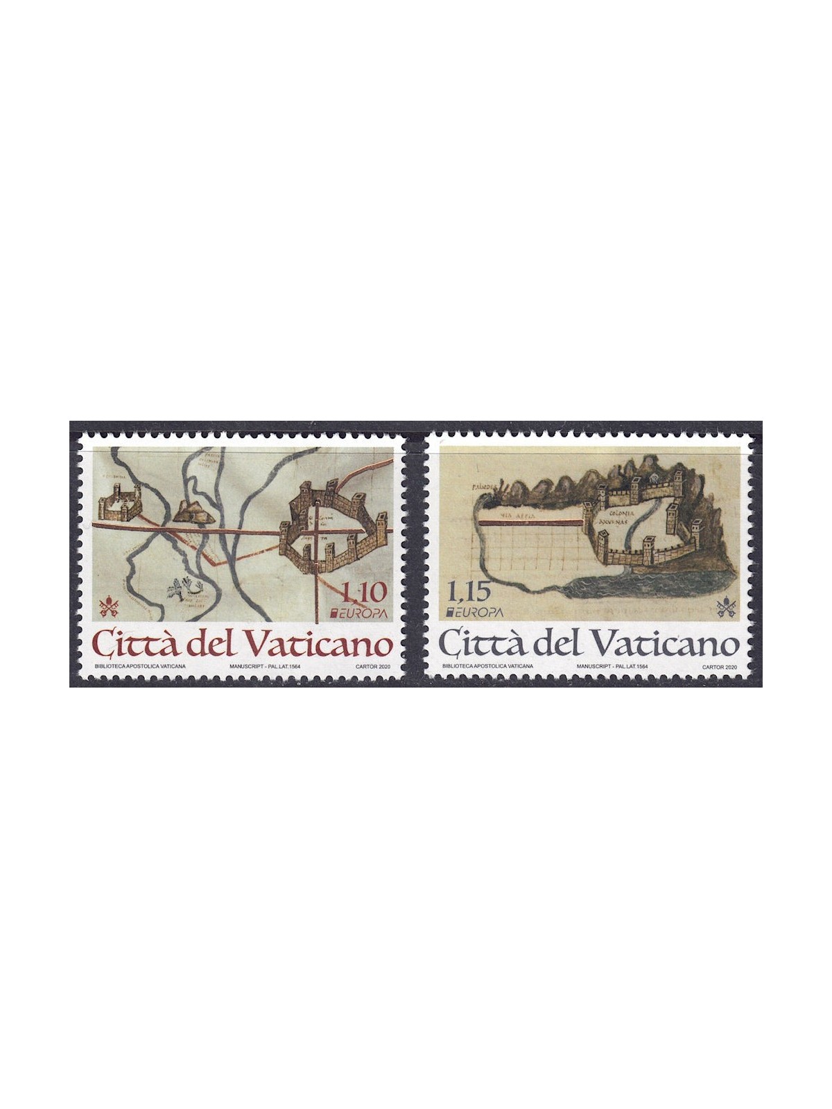 VATICAN 2020 Europe 2v MNH**